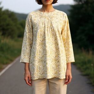 Magnolia Pearl European Bondi Blouse Cream